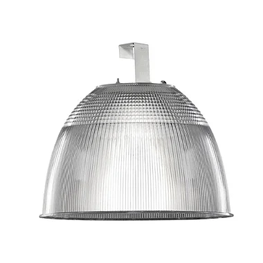 Luminária prismática 16 polegadas prato e gancho para perfilado E-27.