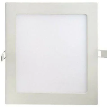 Luminária Plafon LED 18W Quadrada 22,5cm x 22,5cm Embutir 4000K bivolt.