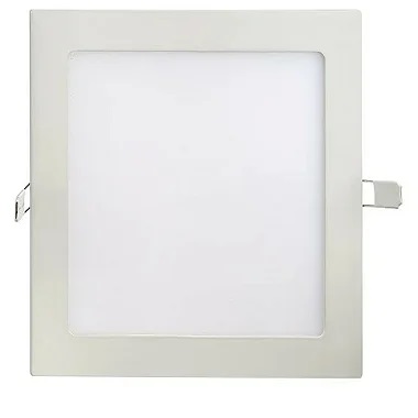 Luminária Plafon LED 25W Quadrado 30cm x 30cm Embutir 6500K bivolt.