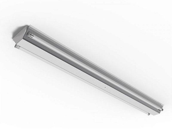 Luminária de sobrepor alto rendimento para 2 lâmpadas T5 14/24W 60cm.