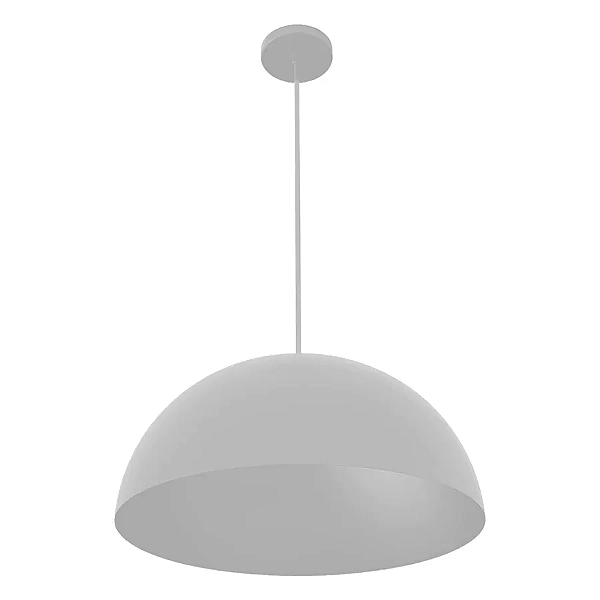 Pendente Saturno Ø37,5x16cm Metal Branco.