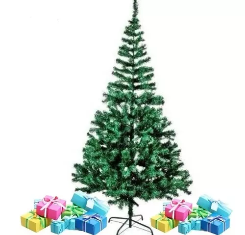 Árvore De Natal Verde Tradicional 508 Galhos 2,10cm Desmontável.