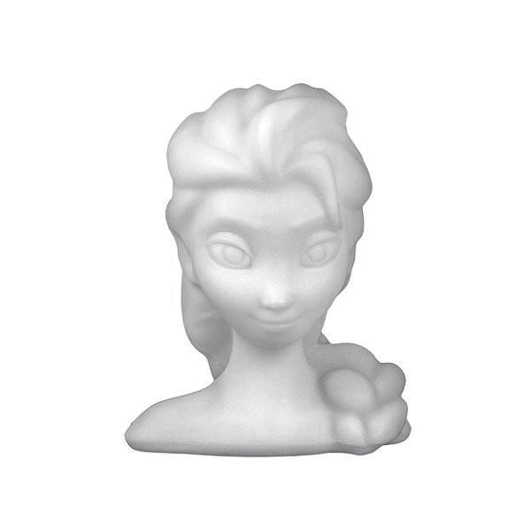 Luminária Elsa 33x26,5x21,5cm Polietileno Branco.