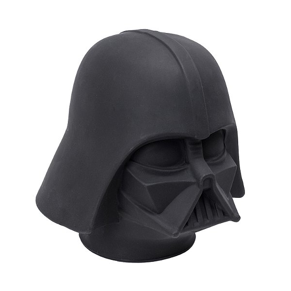Luminária Darth Vader 28x30x26cm Polietileno Preto.