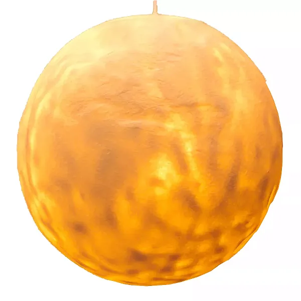 Pendente Lua Ø36x37,7cm Polietileno Branco.