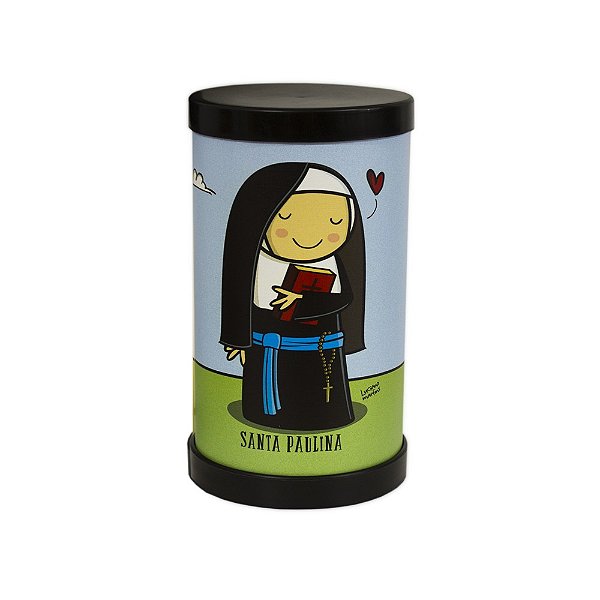 Luminária de Mesa Lumi Santa Paulina 27xØ14,5cm Polipropileno Colorido.