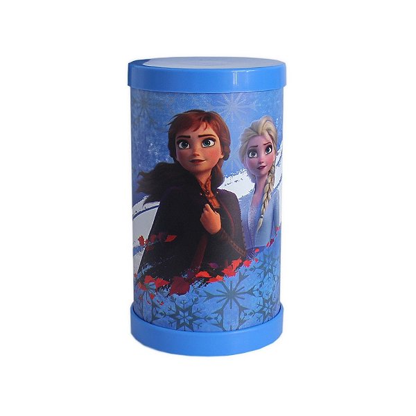 Luminária de Mesa Lumi Frozen 27xØ14,5cm Polipropileno Azul.
