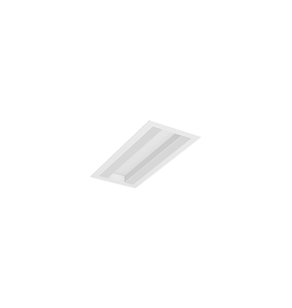 Luminária de Embutir LED Kiini Retangular 4000K 20,6W Bivolt 31x13,5x3,5cm Acrílico, Corpo e Refletor Branco Fosco.