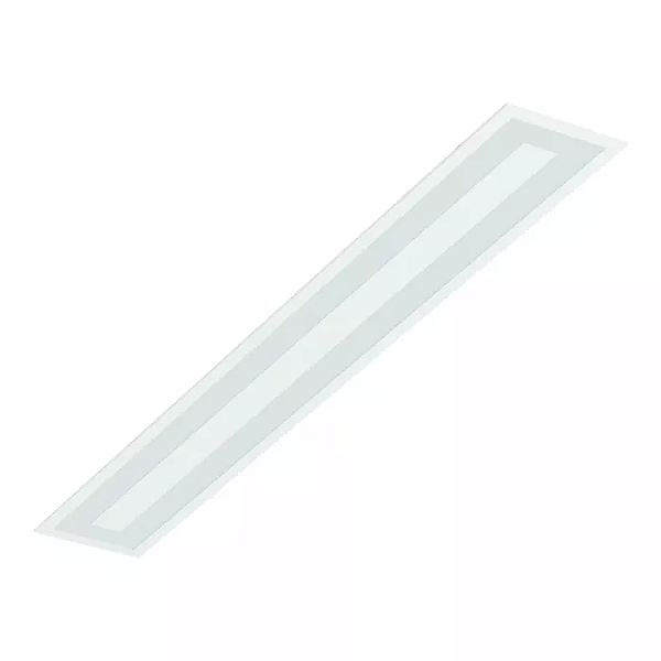 Luminária de Embutir LED Joari Retangular 2700K 71W Bivolt 117,1x15,5x6cm Alumínio Branco Fosco.
