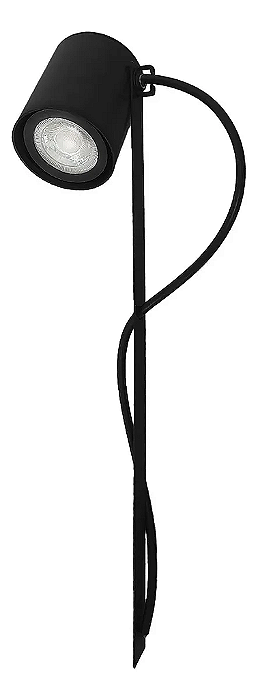 Poste Balizador Finco Espeto de Jardim Redondo 286 40cm GU10 Para Dicroica.