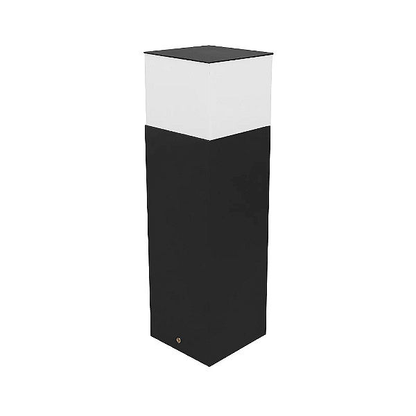 Poste Balizador 201T para Jardim com Soquete E27 26cm Preto.