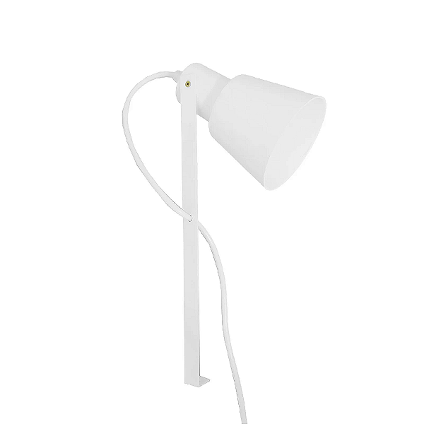 Poste Balizador de Jardim 242 30cm Para Bulbo ou Par20 Branco.