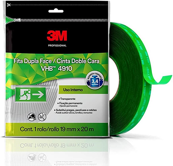 Fita dupla face 19mm 20 metros flow pack - 3M.