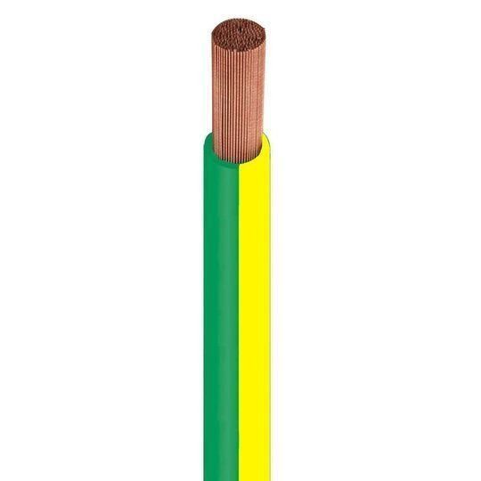 Cabo Flexível 750V 25mm Verde e Amarelo vendido por metro.