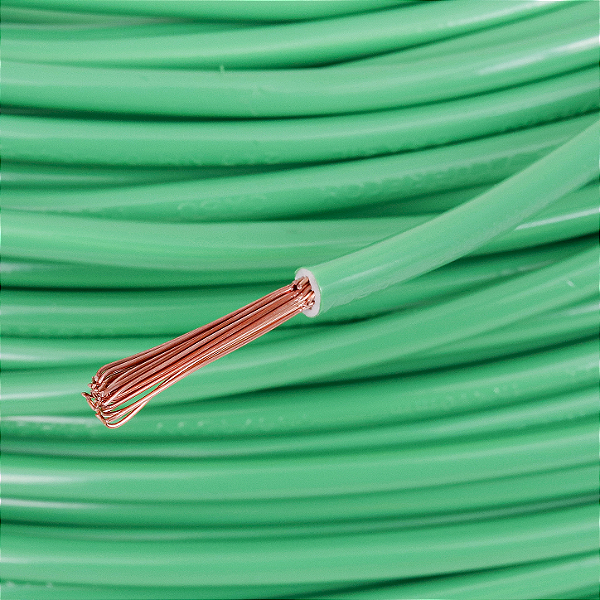 Cabo Flexível 750V 16mm Verde por metro. - Cobrecom