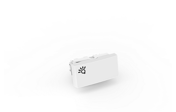 Módulo para interruptor 1 tecla minuteria branco - Beleze.