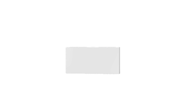 Módulo para interruptor 1 tecla paralelo branco - Beleze.