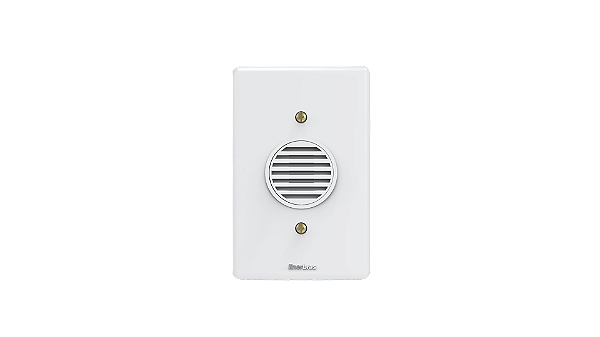 Conjunto de Campainha Cigarra 4x2 Bivolt Branco - Artis.