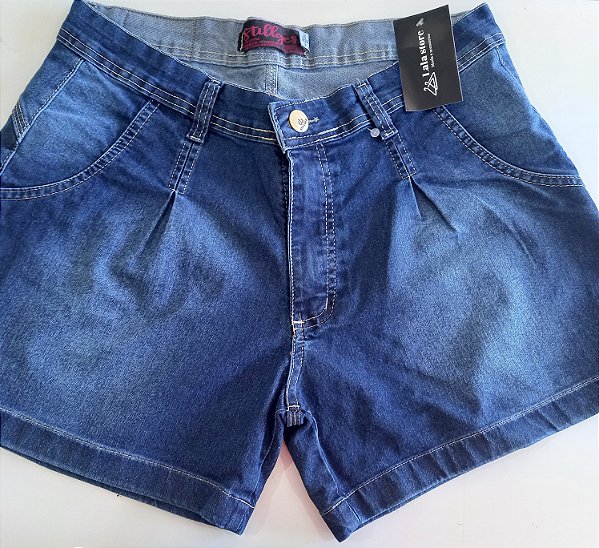 Short jeans Plus escuro