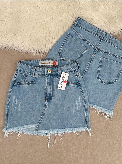Saia jeans Laila