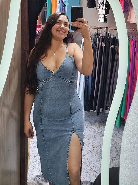 VESTIDO MIDI JEANS
