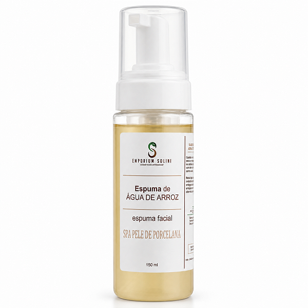 Espuma de Limpeza Facial Clareadora Pele de Porcelana Limpeza Profunda