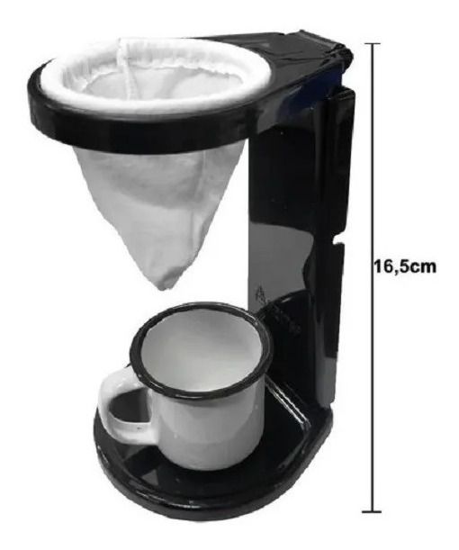 Cafeteira Coador de Café de Plástico com Coador de Pano - Big Small