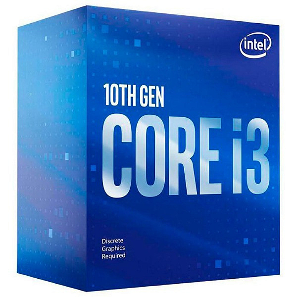 PROCESSADOR INTEL CORE I3-10105 3.7GHz (MAX TURBO 4.4GHz) 6MB CACHE LGA1200 10° GERACAO BX8070110105