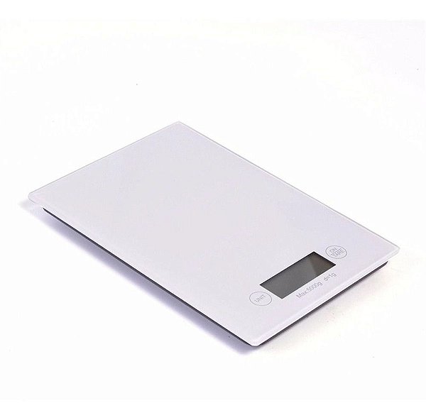 Balança Digital Vidro 5kg Cozinha Dieta Hauskraft Branca