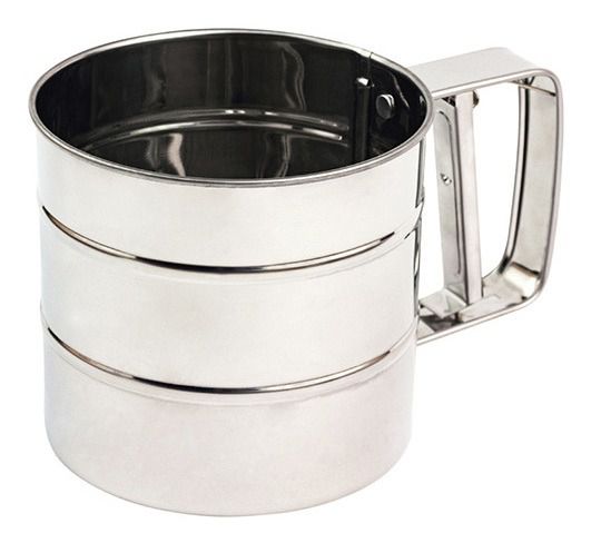 Polvilhador Peneira 250g Em Aço Inox  Hauskraft