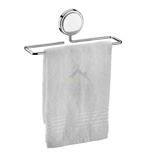 Porta Toalha Rosto Mãos 25 cm Lavabo Banheiro aço Future
