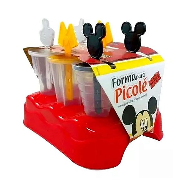 Forminha De Sorvete Infantil Mickey Forma Picolé Divertido