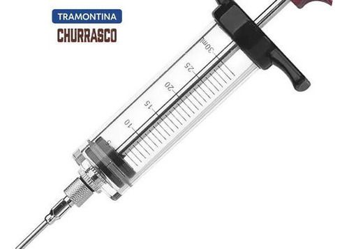 Injetor De Temperos Seringa Churrasco Carnes Tramontina Inox