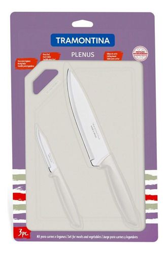 Kit Para Carnes E Legumes 3 Peças Plenus Tramontina