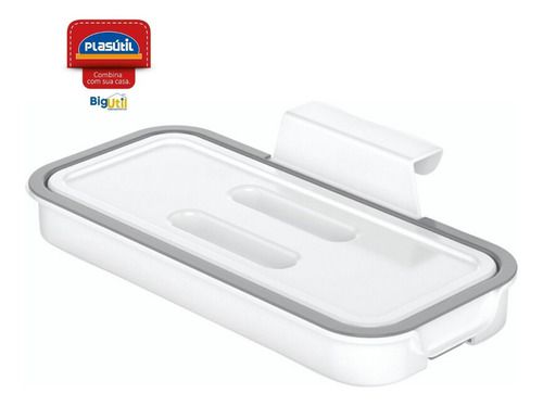 Lixeira De Embutir Armario Pia Cozinha Banheiro Cor Branco