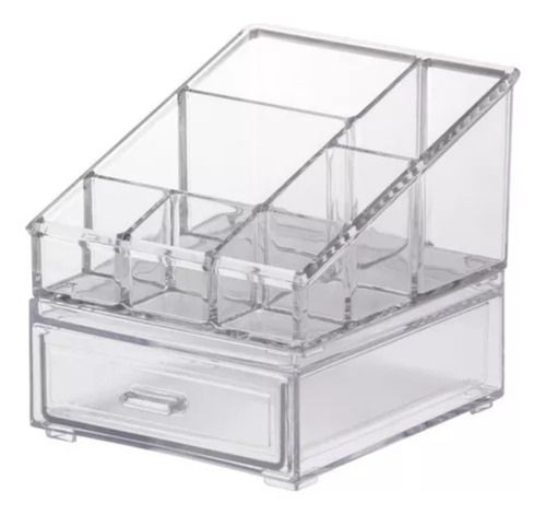 Organizador De Cosméticos De Acrílico C/ 7 Cav +1 Gav Elegan