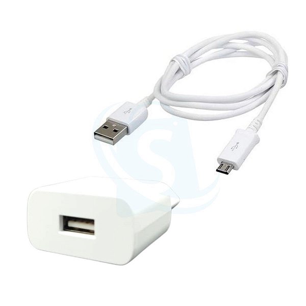 Carregador Salcomp Parede 10w Rápido Cabo Micro Usb Branco