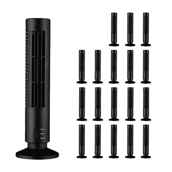 Kit 19 Ventiladores Torre De Mesa Usb Portátil 2 Velocidades