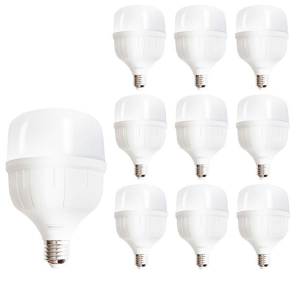 Kit 10 Lâmpadas Led 30w Bulbo 6500k Branco Frio 110v/220v