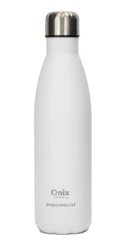 Garrafa Térmica 500 Ml Em Aço Inox Inquebrável 12hrs Branca