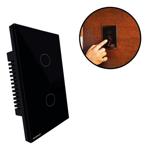 Interruptor Touch Wi-fi Smart 2 Canais Alexa Tramontina