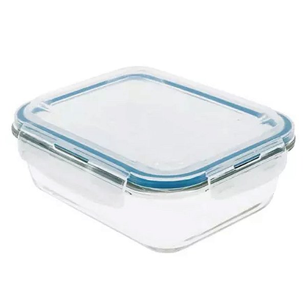 Pote Organizador Vidro Borossilicato Hermético Marmita 330ml