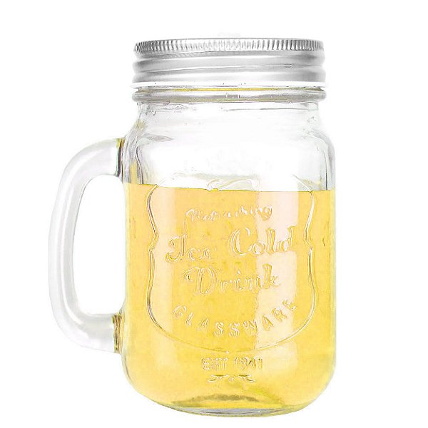 Caneca Bebida Caipirinha Whisky Gin Vintage Retro Com Canudo
