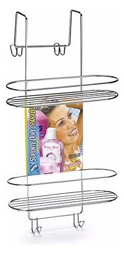 Suporte Duplo/porta Shampoo Para Box Com Toalheiro