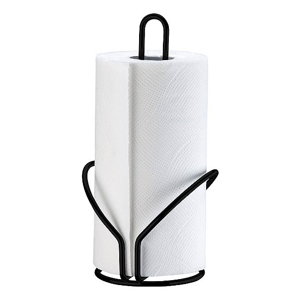 Suporte Para Rolo De Papel Toalha Preto Future