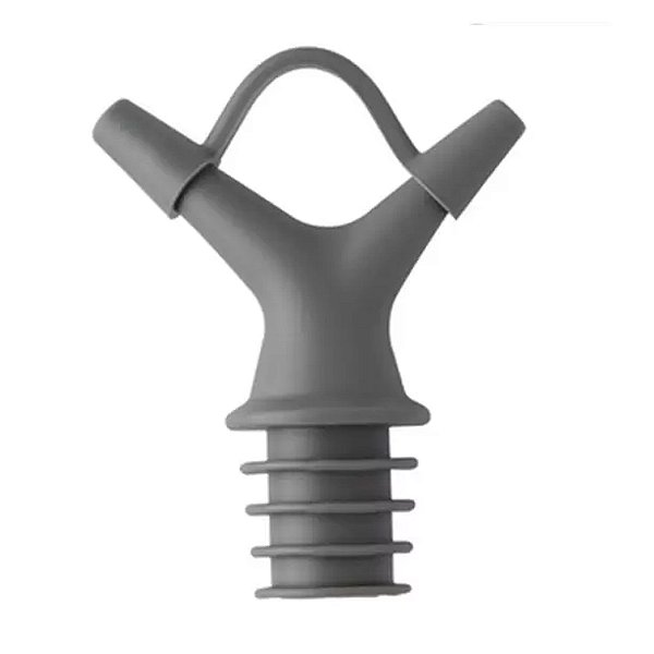 Bico Dosador Duplo Silicone Azeite Vinagre E Galheteiros