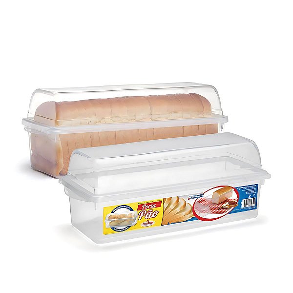 Pote Porta Pão Bolo Biscoitos Armazena E Conserva Com Tampa