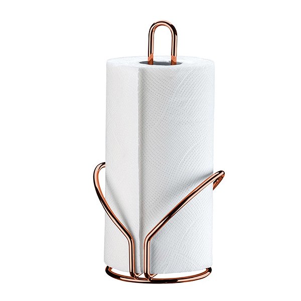 Suporte Para Rolo De Papel Toalha Rose Gold Future