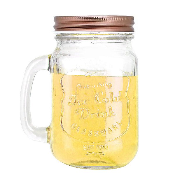Caneca Bebida Caipirinha Whisky Gin Vintage Retro Com Canudo