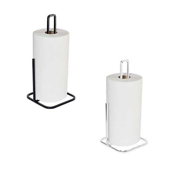 Suporte De Mesa Para Rolo De Papel Toalha Cozinha Aço Future